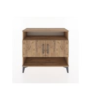 Arges Şifonyer 3 Raflı 2 Kapaklı 88x30x80 Çam-Çam