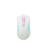 Düşük Kalite MS1034 RGB Gaming Makrolu Programlanabilir Oyuncu Mouse - Beyaz