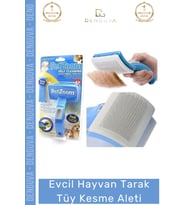 #Petshop Kedi Köpek Tüy Toplayıcı Paslanmaz Çelik Kaliteli Evcil Hayvan Tarak Tüy Kesme Aleti