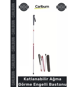 Özel Üretim Katlanabilir Hafif Alüminyum Ergonomik Tasarım Kaliteli Ağma Görme Engelli Bastonu