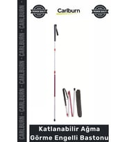 Özel Üretim Katlanabilir Hafif Alüminyum Ergonomik Tasarım Kaliteli Ağma Görme Engelli Bastonu