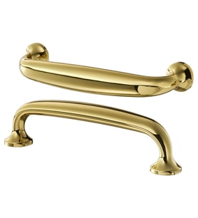 IKEA ENERYDA pirinç rengi 112 mm kulp 2 adet (Sarı Altın)