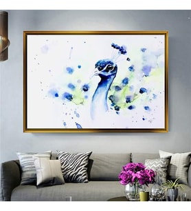 Altın Çerçeveli dekoratif tablo a1966 (Gold)