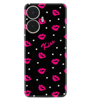 Realme C55 Kılıf Resimli Desenli Baskılı Silikon Kiss 1392