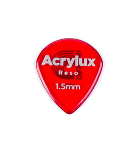 Planet Waves 3AR7-03 Acrylux Reso Jazz Gitar Penası 1.5mm (3'lü Paket - Profesyonel)  Saf Akrilik Malzeme, Parlak Ton Karakteri ve Üstün Kaymaz Tutuş Yüzeyi