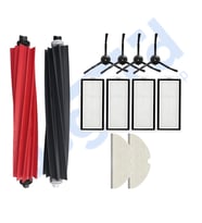 ROBOROCK Q8 MAX , Q8 MAX+ UYUMLU 1 Ana Fırça 4 Yan Fırça 4 Filtre 2 Mop PKT-iasgf0001245