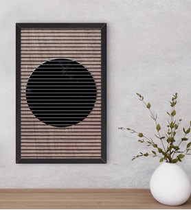 BK Home Modern Art Dekoratif Ahşap Siyah Çerçeveli Tablo-3