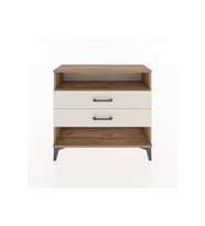 Arges Şifonyer Tek Raflı 2 Çekmeceli 88x30x80 Çam-Aytaşı