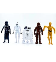 Star Wars Darth Vader, Stormtrooper, Chewbacca, R2-D2, C-3po Yıldız Savaşları Karakterleri Seti