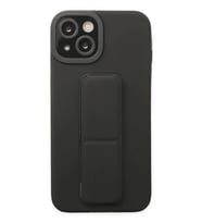 Newface Apple iPhone 14 Plus Kılıf Mega Standlı Silikon - Siyah