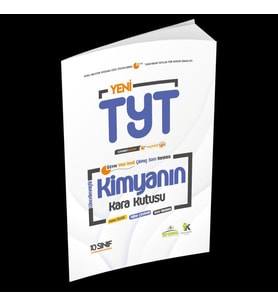 YKS-TYT KİMYANIN Kara Kutusu 2.Kitap Konu Ö. D. Çözümlü Soru BANKASI (10.Sınıf T