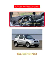 TOYOTA RAV4 (2000-2005)TORPİDO KORUMA HALISI KIRMIZI KENAR