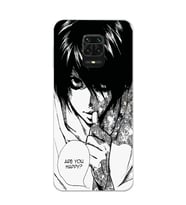 Redmi Note 9 Pro / 9s Uyumlu Death Note Tasarımlı Şeffaf Telefon Kılıfı