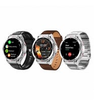HainoTeko GPS-2 Akıllı Saat GPS Özellikli AMOLED Ekran 3 ATM Su Geçirmez 3 Kordonlu Bluetooth Aramalı Gümüş