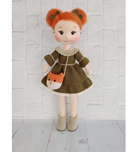 Firuze Bebek Amigurumi Organik Oyuncak