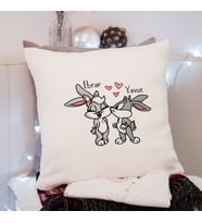 Bugs Bunny Tasarımlı Yastık Kişiye Özel
