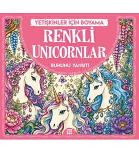 Renkli Unicornlar &amp; Yetişkinler için Boyama