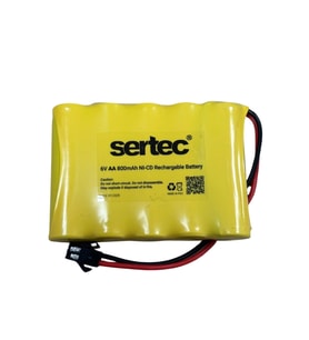 Sertec 6v 5s1p Aa 800 Mah Kablo + Siyah Konnektörlü Oyuncak Pili