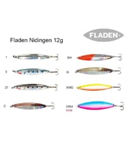 NIDINGEN FLASH YENİ SERİ LÜFER KAŞIK 12GR RENK:YWO