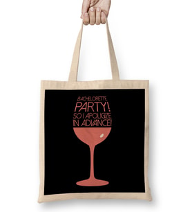 Cute Bachelorette Party So I Apologize In Advance Bez Çanta Uzun Saplı