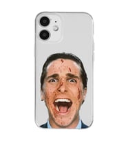 Iphone 12 Uyumlu American Psycho Tasarımlı Şeffaf Telefon Kılıfı
