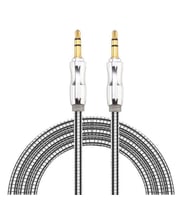 Powerway Aux Kablosu Metal Spiralli AX03