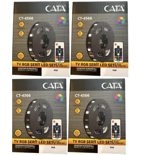 Cata CT-4566 TV RGB Şerit Led Seti Kumandalı (4 Adet)