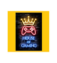 Ahsap Poster House Of Gaming
