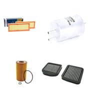 Bosch Filtre Bakım Seti Mercedes S Serisi S 350 W220 2002-2005 245 Beygir Benzin Hava + Yağ F + Yakıt F. + Polen Sardes