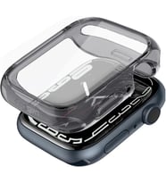 Spigen Apple Watch 41mm (Seri 9/8/7) ile Uyumlu Kılıf Ultra Hybrid Space Crystal (Gri)