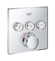 Grohtherm Smartcontrol Ankastre Banyo Bataryası Kare 3çıkışlı(Sıvaaltı Hariç)