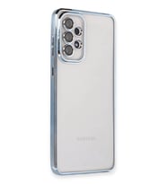 Durukar® Samsung Galaxy A53 5G Kılıf Lensli Silikon - Açık Mavi