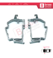 Mercedes W210 S210 W202 S202 W140 için Yan Dikiz Ayna Katlanır Destek Metal Çerçeve Braketi Sağ Sol