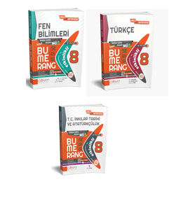 Günay Yayınları Günay Yayınları 8. Sınıf Bumerang Türkçe + Fen + İnkılap 3 lü set (Çok Renkli)