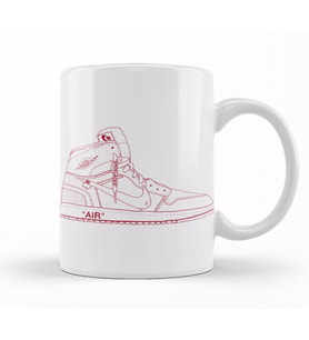 Air Jordan 1 Chicago Kupa Bardak Porselen