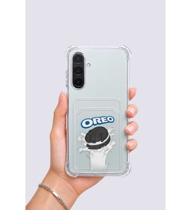 Samsung Galaxy A26 Kartlıklı OREO Desenli Kılıf