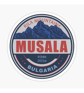 Musala Bulgaristan Vintage Dağ Yürüyüş Araba Sticker 18CM