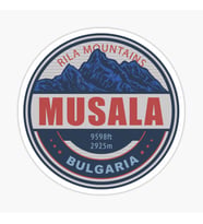 Musala Bulgaristan Vintage Dağ Yürüyüş Araba Sticker 18CM