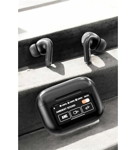 Kablosuz Bluetooth Kulaklık Ekranlı Uzun Şarj Süreli Anc Destekli (Çok Renkli)