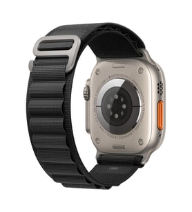 Microsonic Apple Watch SE 44mm Kordon Alpine Loop Siyah