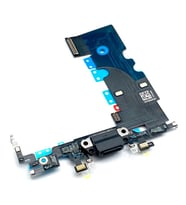 Apple iPhone SE 2020 İle Uyumlu Şarj Soketi (Siyah)