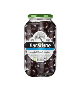 Karadane Doğal Siyah Zeytin 231-260 Kalibre 1000 g ℮