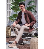Yan Cep Keten Slim Fit Keten Karışımlı Jogger Pantolon 1003260169