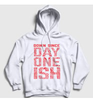Presmono Unisex Beyaz Day One Ish V2 Wwe Güreş The Usos Kapüşonlu Sweatshirt 525670tt (Beyaz)