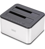 Digitus Da-71540-2 – Çift Sata Hdd Yerleştirme İstasyonu – Usb 3.0 – 2,5 Inç / 3,5 Inç Ssd Ve Sabit (Çok Renkli)