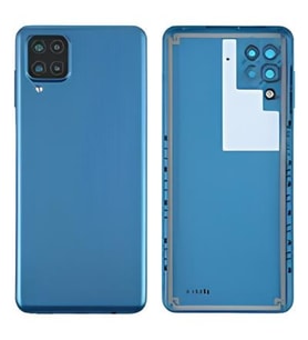 Samsung Galaxy A12 - SM-A125F FULL Kasa Arka Kapak Takım MAVİ