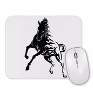 Horse Tattoo 4 Preto Mouse Pad