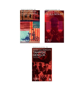Sessiz Amerikalı + Medea. Sesler + Tanrısız Gençlik- 3 Kitap Set - Iş Bankası Özel Set Sessiz Amerik