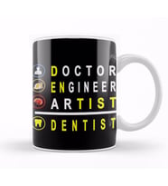 Doctor Engineer Artist Dentist 013 Kupa Bardak Porselen