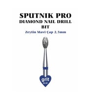 Elmas Zeytin Freze Mavi Çap 2,5mm